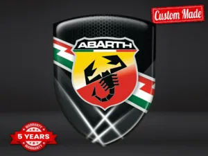 Fiat Abarth Autocollant Étanche Max Résistant Stylé Pro Design